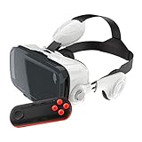 VR Brille Headsets Handy, Virtual Reality Brille 3D VR Headset Videobrillen für 3D Gaming Filme Videospiele Spiele für iPhone 13 12 11 Pro Max Mini X R S 8 7 für Android Samsung 4.7-6.7' Smartp