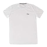 FILA Herren, S Logo T-Shirt Weiß, Dunkelblau, XXL Oberbekleidung