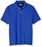 Nautica Herren Poloshirt Classic Fit Kurzarm Solid - Blau - 3X-Groß