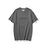 Fear of God Essential Sommer Rundhals Kurzarm T-Shirt Für Männer Und Frauen Fog Laminierte Paar Top