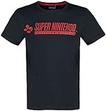 Nintendo SNES - Super Entertainment System Männer T-Shirt schwarz XL
