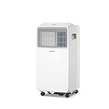 Comfee Mobiles Klimagerät MPPHA-07CRN7, 3-in-1 Klimaanlage mit Abluftschlauch, Kühlen&Entfeuchten&Ventilieren, 7000 BTU, 2.0kW, für Räume ca. 68m³(25㎡), EE