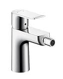 hansgrohe Metris Einhebel-Bidetarmatur mit Zugstangen-Ablaufgarnitur, C