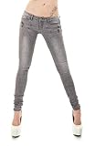 Noir Triple XXX Damen Skinny Low Waist Jeans Slim Stretch Denim Hosen Größen 32-40 Gr. 34, g