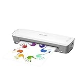 Fellowes Ion A3 Laminiergerät für Büro, Home Office und Zuhause, für Heißlaminierfolien bis 125 Mikron Stärke, zmit 10 Laminierfolien A4 g