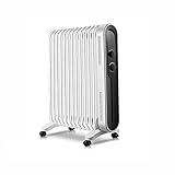 GRFSD 2100W Ölradiator Elektrische Heizung Öl Radiator Elektroheizung Radiator Ölradiator Energiesparend Heizkörper Elektrisch Mit 13 Rippen 3 Heizstufen Überhitzung