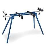 Scheppach Untergestell UMF1550 Maschinenuntergestell Arbeitstisch für Kappsägen Kappzugsägen Gehrungssägen | Traglast 150kg | Auflagen ausziehbar 935 - 1945