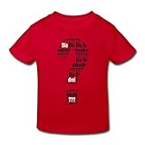 Spreadshirt Die DREI Fragezeichen Kids Logo Schwarz Weiß Kinder Bio-T-Shirt, 98-104, R