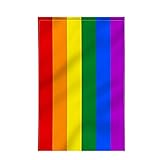 Pipidog Rainbow Flag | Pride Flag | Regenbogenfahne | LGBT Gay Pride Parade Flag | 40 X 35 cm | Die Präsentation Ihrer Stolz | Community Support LGBT Flagge | LGBTP Accessoires Und Flagg