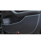 Autotür Anti-Kick Pad Fiber Leder,Für Volkswagen Golf6 2008-2013, Ledertürschutzfolie Aufkleber S