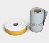 WEDI Tools Butyl-Wannendichtband, 3,6m x 12cm mit Entkopplung