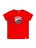 Ducati Corse Logo Stripe Offizielles MotoGP T-Shirt - Kind - Rot - 6/8 J