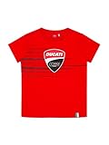 Ducati Corse Logo Stripe Offizielles MotoGP T-Shirt - Kind - Rot - 6/8 J