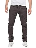 Yazubi Graue Chino Hose Herren Dustin by Yzb Jeans Moderne Slim Fit Chino Cargo Hose Herren Dustin, Grau (Iron Gate 193910), W32/L32