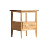 zlw-shop nachtschrank Nachttisch Modern Minimalistische Lagerschrank Modernes Wohnzimmer Schlafzimmer Nachttisch Lagerschrank Holzschrank Kleine Couchtisch (Eiche) nachttische (Size : A1)