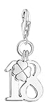 THOMAS SABO Damen Charm-Anhänger Glückszahl 18 925 Sterlingsilber 0473-001-12