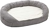 Karlie Liegebett Ortho Bed, oval, grau L: 120 cm B: 72 cm H: 24 cm g