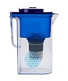 Wasserfilter AcalaQuell® Wassetto | Blau | Aktivkohle Wasserfilter | Höchste Filterleistung - mehrschichtig | BPA u. BPB frei | ReNaWa® - Technology | Kreiert köstlich schmeckendes, wohltuendes W