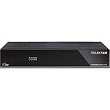 TELESTAR DIGINOVA 25 smart HD Receiver (DVB-S, DVB-S2, DVB-T2 HD, DVB-C, Alexa, PVR Ready, HDMI, USB, CI+) schw