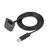 1,5 M Ersatz-USB-Ladekabel für Drahtlose Xbox 360-Gamecontroller(schwarz)