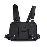 Hihey Taille Tasche Kreuz Umhängetaschen Gürteltasche Brusttasche Harness Taschen Pack Rucksack Mode Hip Hop Chest W