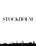 Stockholm: Sweden Stockholm City Skyline Bookshelf Art Decoration Fashionable Books Coffee Table Interior Design Stack Home Styling Simple Modern ... Statement Piece Accessory Vacation S