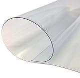 7€/m² PVC Plane Glasklar - 200 x 150 cm Abdeckplane Schutzfolie Gewächshaus Schutz Möbel Folie klar transp