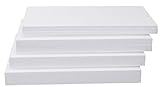 Styroporplatten Bastel Set Maße 50x33cm in Vier Stärken (10mm,25mm,40mm,50mm)