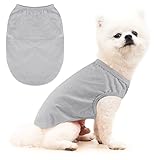 Mosucoirl Hund Weste T-Shirt,Haustier Hemd Hoodies Welpen Tank Top Hemd Hund Weste Haustierbekleidung für kleine mittelgroße Katzen Teddy Chihuahua York