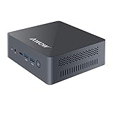 Mini PC Windows 10 Pro,Intel Celeron J4125 mit 8GB DDR4/ NVMe M.2 128GB SSD 4K@60Hz, AWOW AK41 Desktopcomputer Dual HDMI, Erweiterte SSD 2 TB, 2.4G/5G Dual WiFi, Gigabit Ethernet, USB*4,BT 5.0