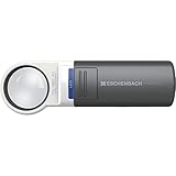Eschenbach Optik Lupe Handlupe mit LED-Beleuchtung mobiluxLED Vergrößerung: 10x Linsengröße: (Ø) 35
