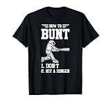 How To Bunt Batter Baseball-Krug für Jungen und Herren T-S