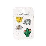 Rockahula Kids Pins Anstecknadel Elefant Kaktus Wole Tiger G