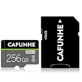 Micro-SD-Karte, 256 GB, High Speed, TF-Karte, 256 GB, Klasse 10, SD-Speicherkarte mit gratis SD-Kartenadapter für Smartphone/Bluetooth-Lautsprecher/Tablet/PC/C
