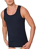 Schiesser Herren Unterhemd Shirt Tank Top ohne Arm 0/0-174017, Größe Herren:8, Farbe:dunkelb