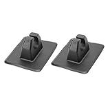 XIAOYO Schlauchbootruderboot Schlauchboot Kajaks Zubehör 2 Stück Paddel-Clips Paddel Ruder Pole Paddle Clips Halter Halterung Flecken Kajakzubehör (Farbe : Black)