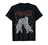 Coca-Cola Polar Bear Hug Snowflakes Graphic T-S