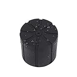 Allegorly Spiegelreflexkamera Schutzdurchmesser Wasserdichtes Objektiv für 62 mm Universal-Abdeckungsobjektiv Silikonfoto Kamera Akku (Black, One Size)