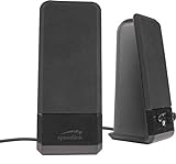 Speedlink EVENT Stereo Speakers - Lautsprecher mit Klinkenstecker für Büro/Home Office/PC/Notebook, schw