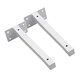 LRBBH Schwimmende Regalträger Unsichtbare Versteckte Hochleistungsregale zur UnterstüTzung von Wandregalen FüR BüCherregale Displayregale CD-Racks Robust/Weiß / 150