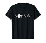 Herzschlag Gitarre T-Shirt für Gitarristen Shirts T-S