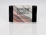 BADELIEBE - Zunderschwamm mit Kamille & Salbei Soap Pflanzenseife, vegane Naturkosmetik Seife, H