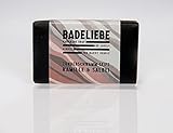 BADELIEBE - Zunderschwamm mit Kamille & Salbei Soap Pflanzenseife, vegane Naturkosmetik Seife, H