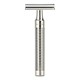 MÜHLE - Rasierhobel - ROCCA Serie - Edelstahl silber matt - geschlossene Schaumk