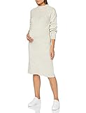 Supermom Damen Dress ls Cables Kleid, Whisper White Melange-P868, XL