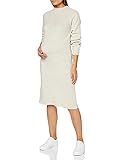 Supermom Damen Dress ls Cables Kleid, Whisper White Melange-P868, XL