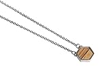 BeWooden Lini Necklace Hexagon, Halskette für Damen, Modeschmuck aus H