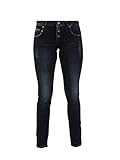 M.O.D. Damen Jeans Ulla - Slim Fit - Blau - Manta Blue W25-W34 Stretch 89% Baumwolle, Größe:34W / 32L, Farbvariante:Manta Blue 3419