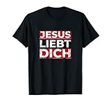 Jesus liebt dich Shirt Geschenk für Christen - Christliches T-S