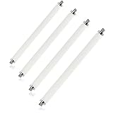 com-four® 4x SAT Fensterdurchführung - Kabeldurchführung für Fenster und Tür - Antennenkabel Fensterdurchführung mit F-Buchse - SAT-Kabel Fenster (20 cm - 04 Stück)